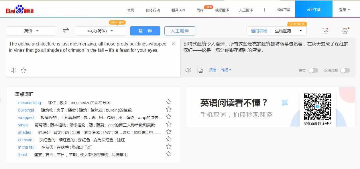[翻译有道]中英互译翻译有道