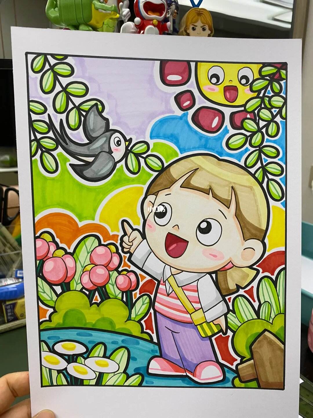 儿童画-儿童画画教程36岁画图片