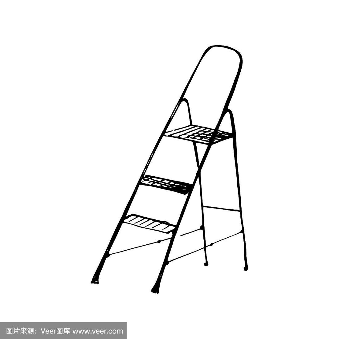 梯子图片简笔画大全大图，梯子图片简笔画大全大图高清