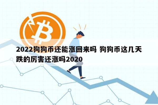 为什么狗狗币一路下跌，为什么狗狗币一路下跌那么快