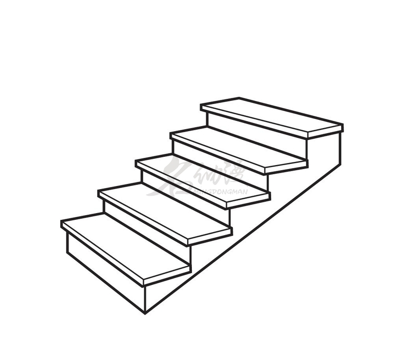 梯子怎么画简笔画立体，梯子怎么画简笔画立体图片