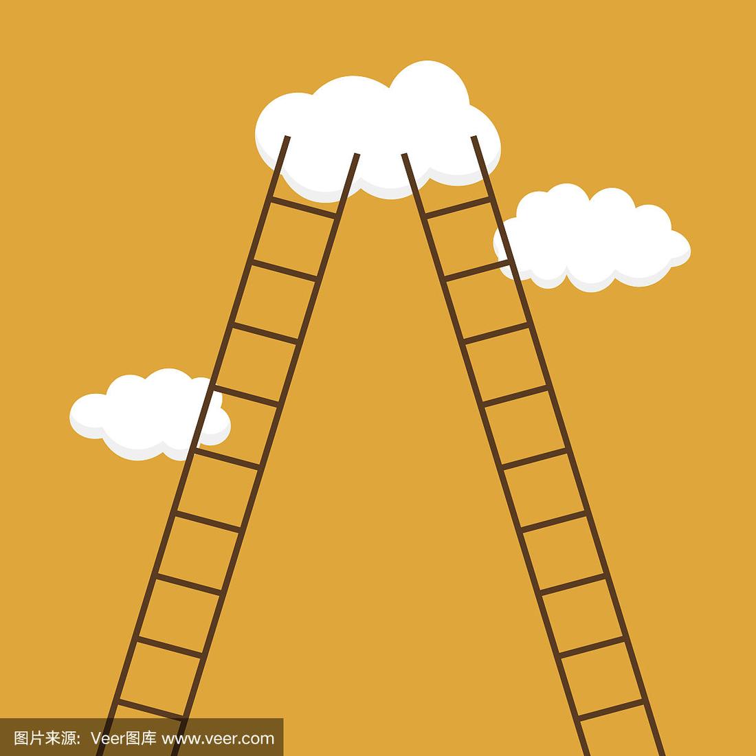 梯子卡通图片，梯子卡通图片简笔画