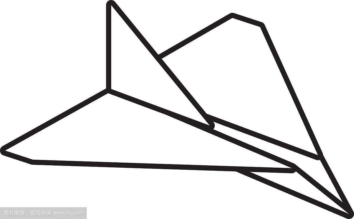 纸飞机简笔画简单又漂亮，纸飞机简笔画简单又漂亮图片