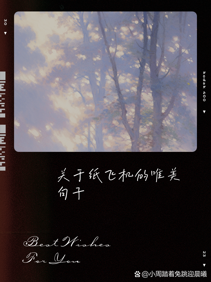 纸飞机短句，纸飞机的文案